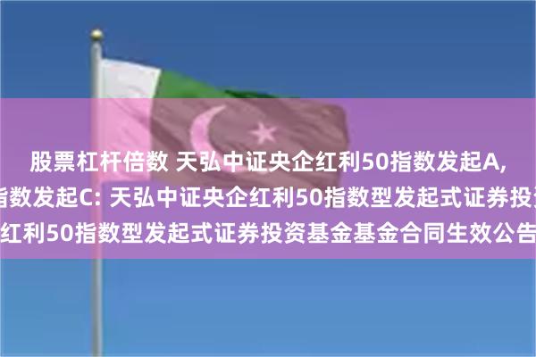 股票杠杆倍数 天弘中证央企红利50指数发起A,天弘中证央企红利50指数发起C: 天弘中证央企红利50指数型发起式证券投资基金基金合同生效公告