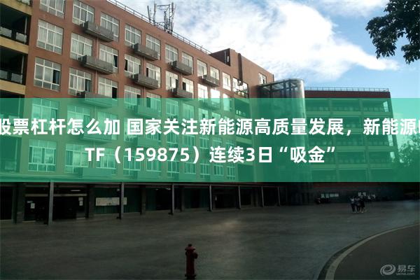 股票杠杆怎么加 国家关注新能源高质量发展，新能源ETF（159875）连续3日“吸金”