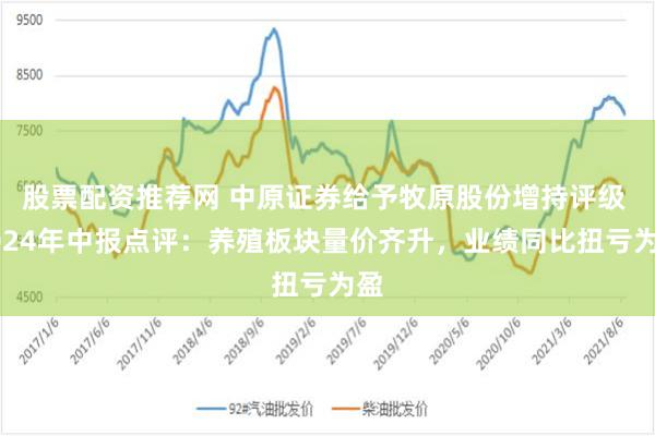 股票配资推荐网 中原证券给予牧原股份增持评级 2024年中报点评：养殖板块量价齐升，业绩同比扭亏为盈