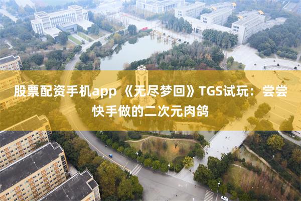 股票配资手机app 《无尽梦回》TGS试玩：尝尝快手做的二次元肉鸽