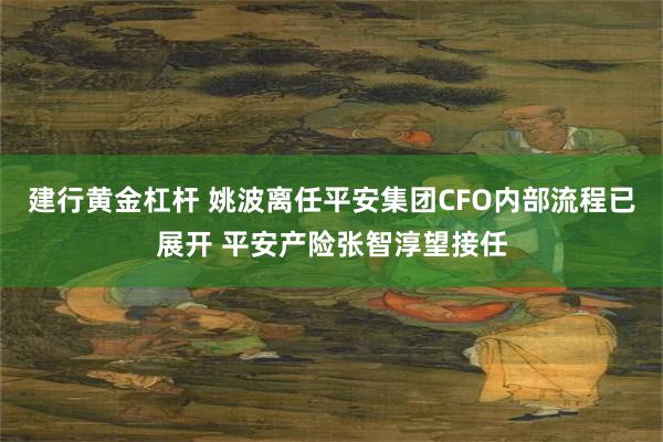 建行黄金杠杆 姚波离任平安集团CFO内部流程已展开 平安产险张智淳望接任