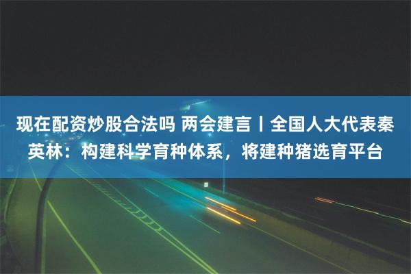 现在配资炒股合法吗 两会建言丨全国人大代表秦英林：构建科学育种体系，将建种猪选育平台